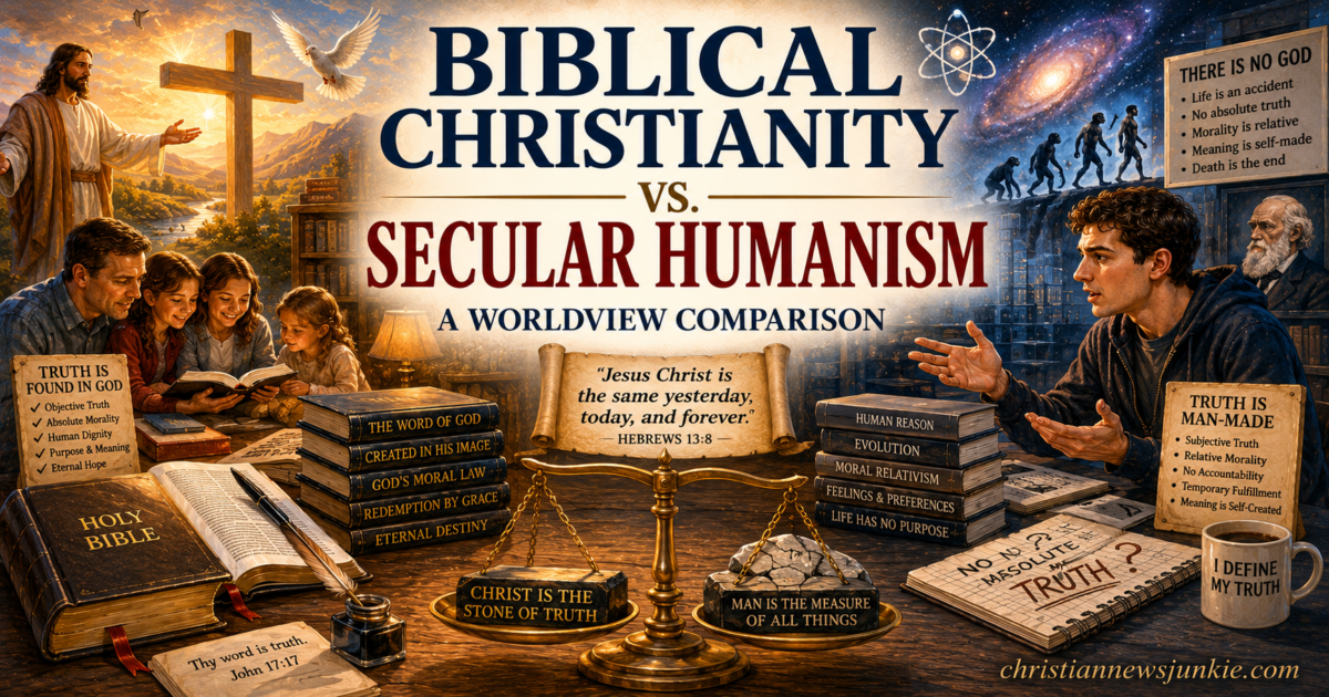 Worldview Comparison Series: Biblical Christianity vs. Secular Humanism ...
